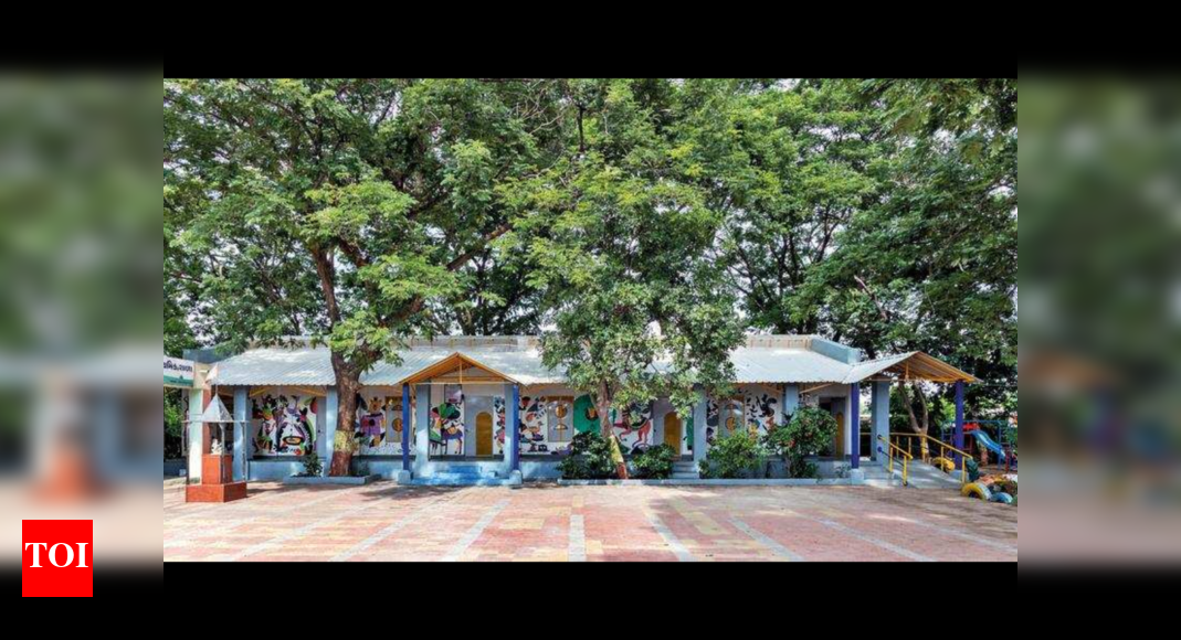 Dilapidated classrooms get new life in Vadodara | Vadodara News - Vimarsana News