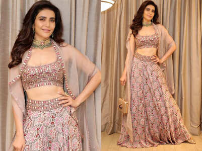 We love Karishma Tanna's lehenga