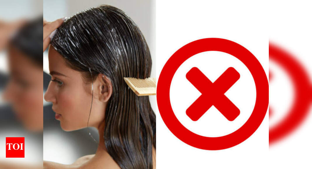 3 Haircare mistakes that unknowingly damages your hair - Times of India