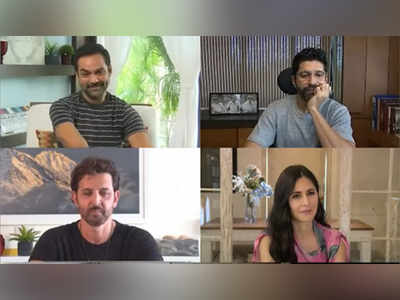 Hrithik Roshan, Farhan Akhtar, Abhay Deol and Katrina Kaif unite to re-create iconic scenes from ‘Zindagi Na Milegi Dobara’ – watch video