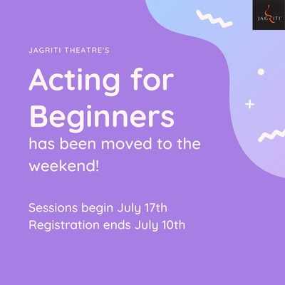 Jagriti Theatre kickstarts acting workshop for beginners
