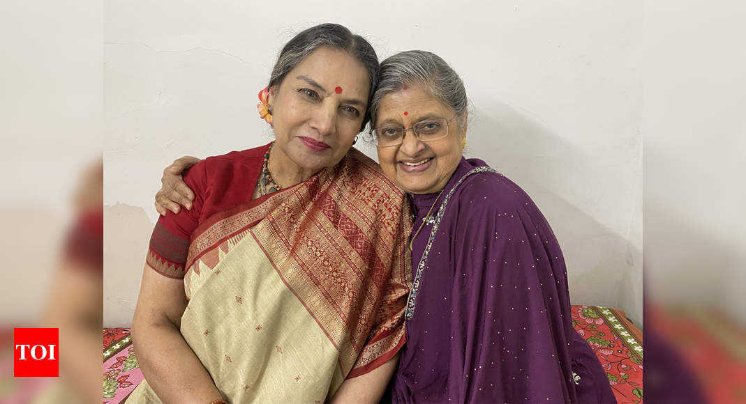 Shabana Azmi Celebrates Senior Actress Sulbha Arya's Birthday On The ...