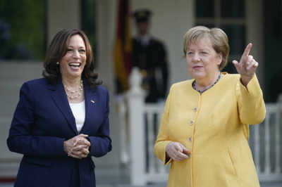 Pressing German-US issues as Merkel meets with Biden