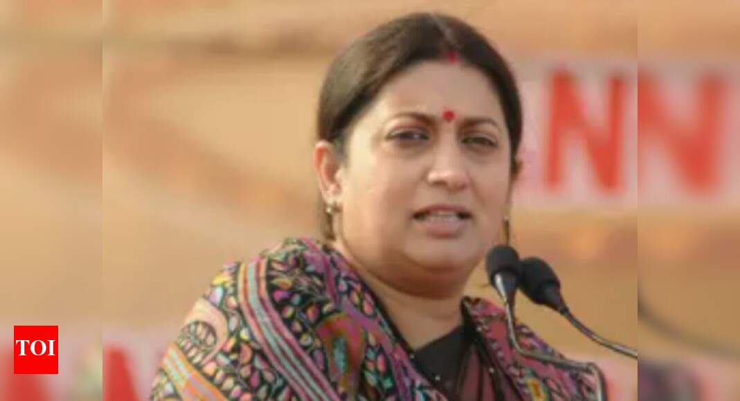 Smriti Irani named panel head in Sonia fort Rae Bareli | India News - Vimarsana News