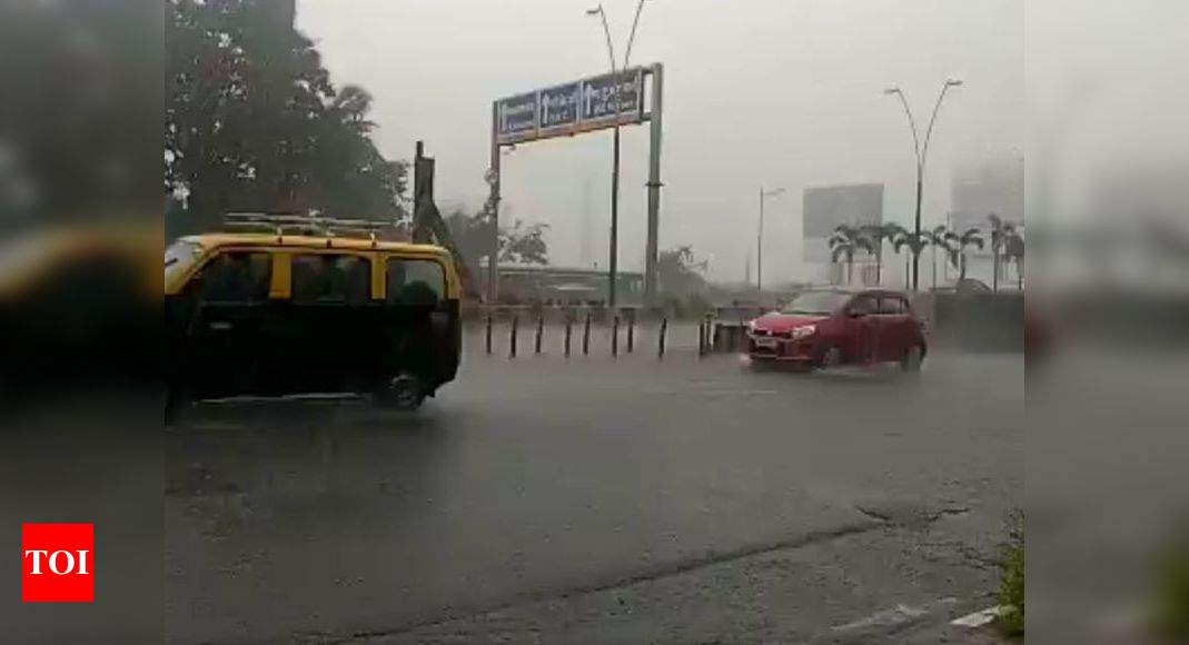 Live: Heavy rains in parts of Mumbai; local train services hit