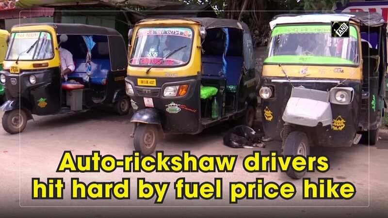 Auto-rickshaw drivers hit hard by fuel price hike