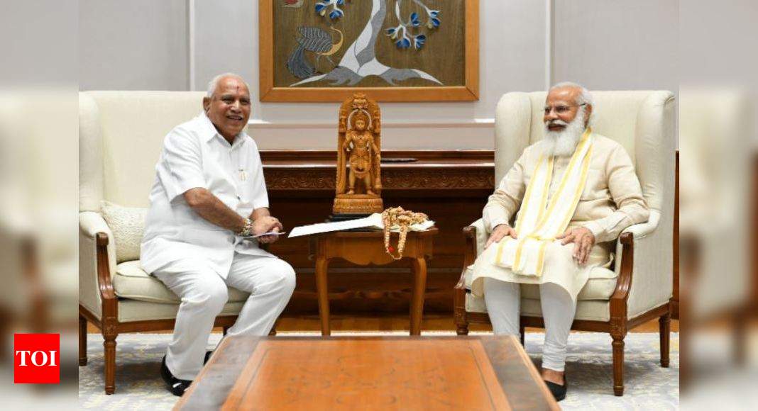 Karnataka CM Yediyurappa meets PM Modi in Delhi