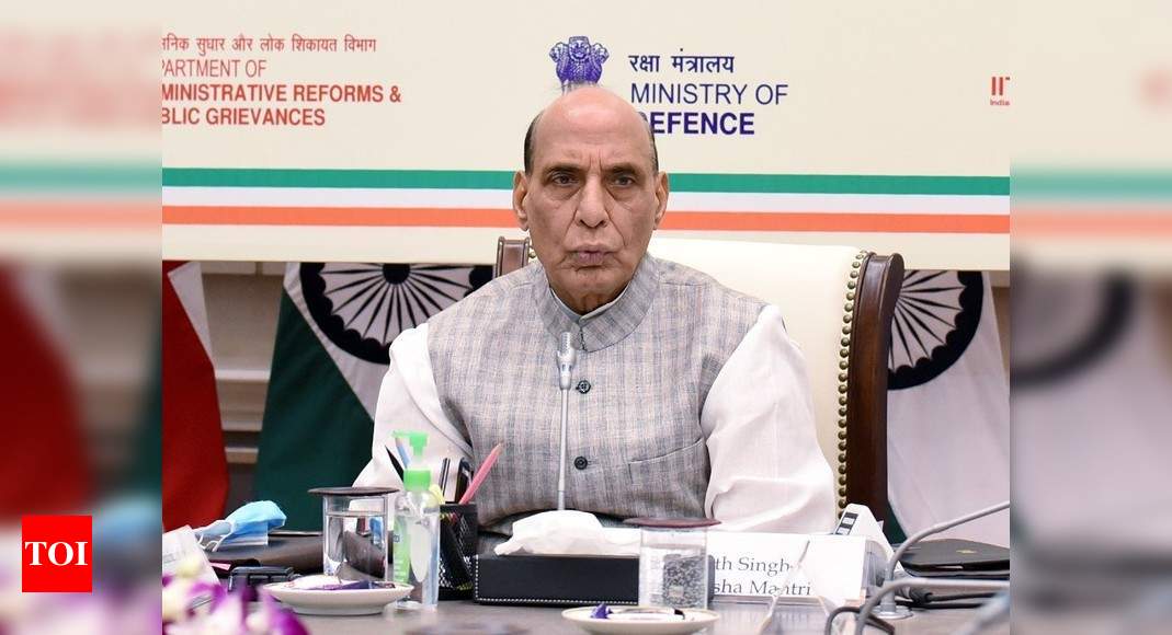 Rajnath briefs former defence ministers on China