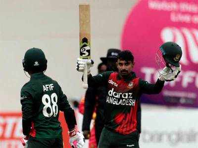 1st ODI: Das ton helps Bangladesh to convincing 155-run victory over Zimbabwe