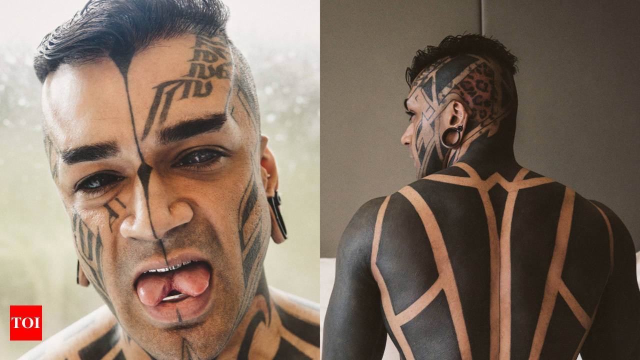 Tattoographer Karan - King , a professional Delhi-based tattoo artist &  body piercer, is the first ever Indian to get his eyeballs permanently  tattooed.... | By Mirrors AppFacebook