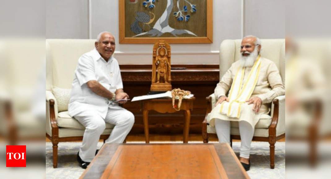BSY meets PM, laughs off buzz about change of CM in K'taka