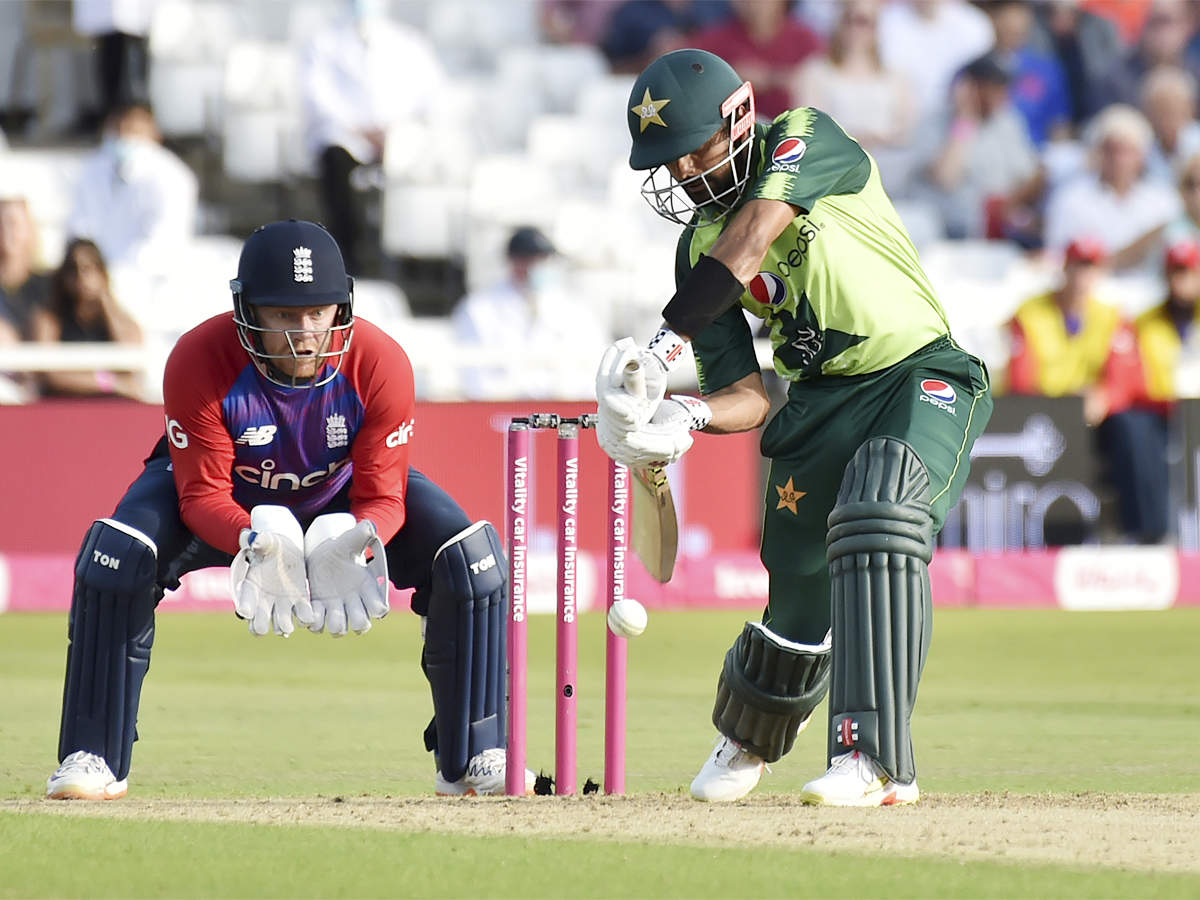 1st T20I: Babar Azam leads Pakistan to win over England despite Liam Livingstone ton | Cricket News - Times of India