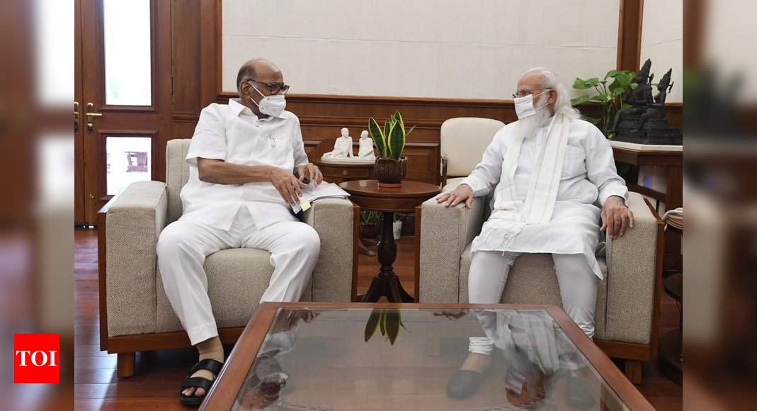 NCP president Sharad Pawar meets PM Modi ahead of monsoon session
