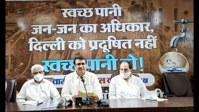Delhi Congress releases 'water truth report', attacks AAP govt over supply issue