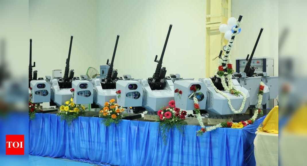 Photo of Ordnance Factory Tiruchirappalli hands over 25 remote control guns to Navy, Coast Guard | Trichy News