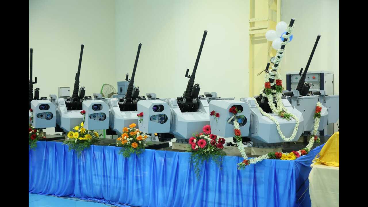 Ordnance Factory Tiruchirappalli hands over 25 remote control guns