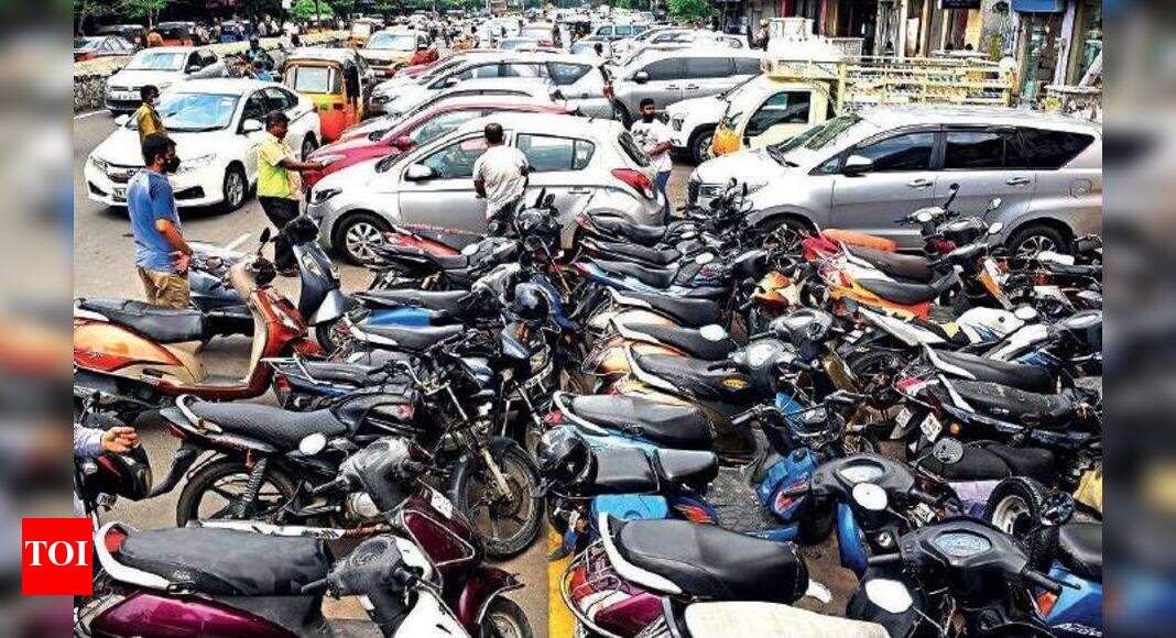 Chennai Illegally parked vehicles eat into motorable space in