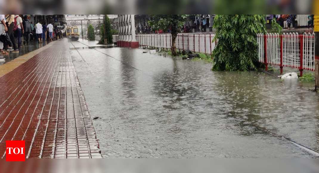 Mumbai Rains live: IMD issues red alert; rail services hit