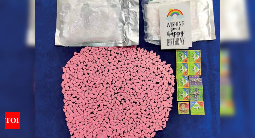Ecstasy tablets, LSD worth Rs 56L seized at Chennai airport