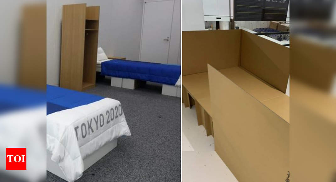 Cardboard beds at Tokyo Olympic Village are 'sturdy', says IOC Tokyo