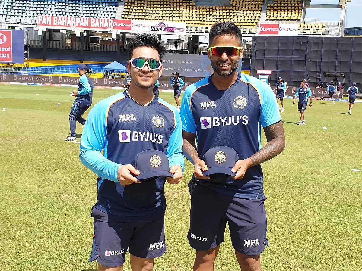 From Mumbai Indians blue to India blue for Ishan Kishan and Suryakumar Yadav | Cricket News - Times of India