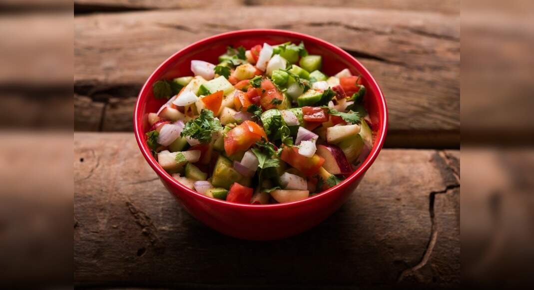 Kachumber Salad Recipe: How to Make Kachumber Salad Recipe | Homemade Kachumber Salad Recipe