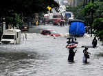 These pictures show how the heavy rains disrupted normal life in several parts of India