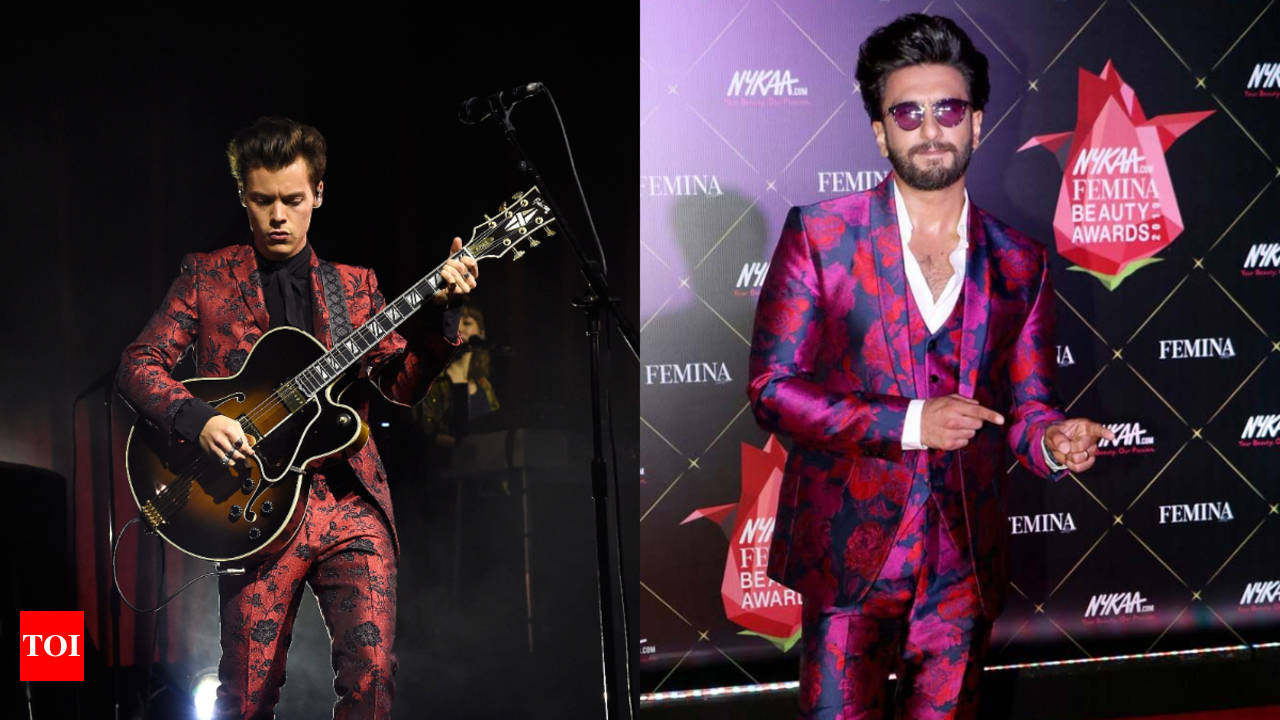 Ranveer Singh VS Harry Styles: Who wore it better? - Times of India