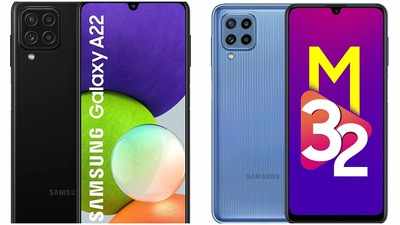 How Samsung Galaxy A22 compares to Galaxy M32 which runs on the same processor