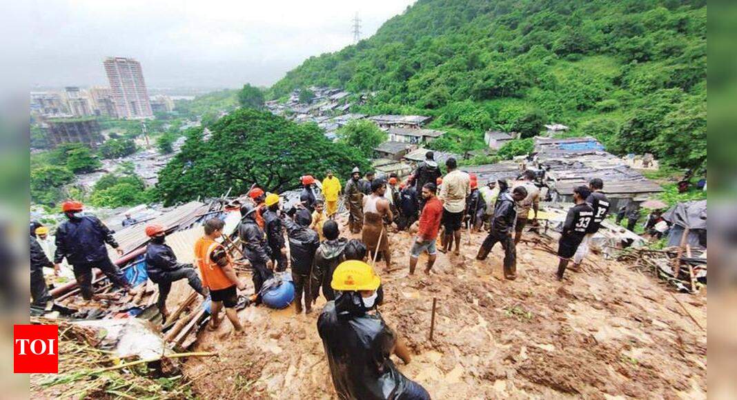Maharashtra: Day after tragedies in Mum, family of 5 die in landslide at Parsik hills | Mumbai News - Vimarsana News