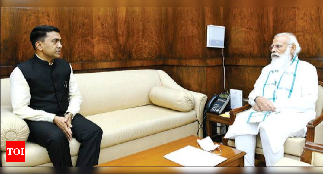 CM Pramod Sawant Meets Narendra Modi, Briefs Him On ‘political ...