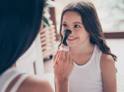 What should parents do if their kids want to start applying makeup?