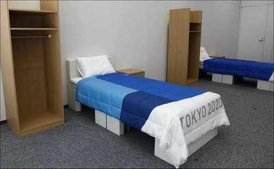 IOC reassures stability of sustainable cardboard beds at Olympics Village