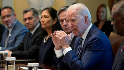 Dramatic drop in Covid deaths but US must stay vigilant about Delta variant: Biden - Times of India
