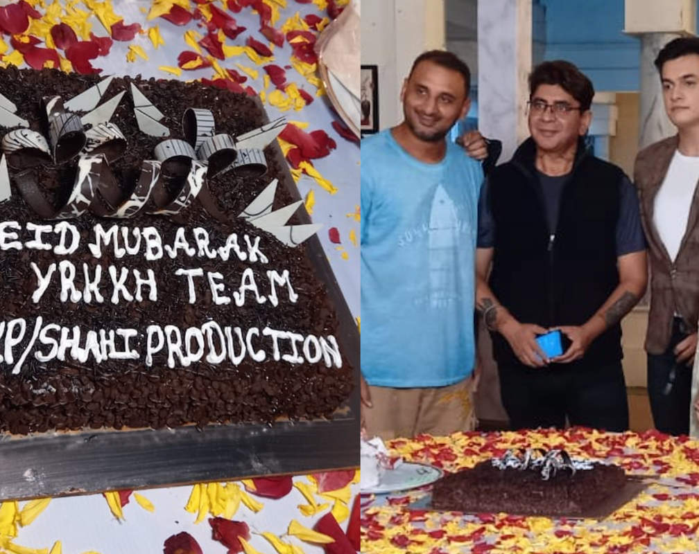 
Yeh Rishta Kya Kehlata Hai’s team celebrates Eid with a cake
