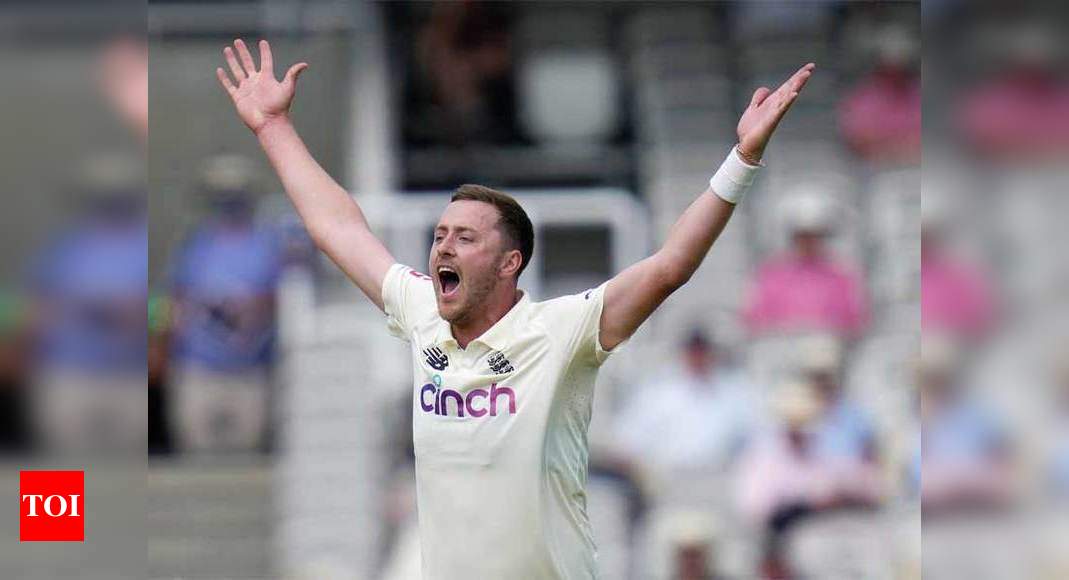Robinson back in England squad for first two India Tests after social media racism row | Cricket News – Times of India