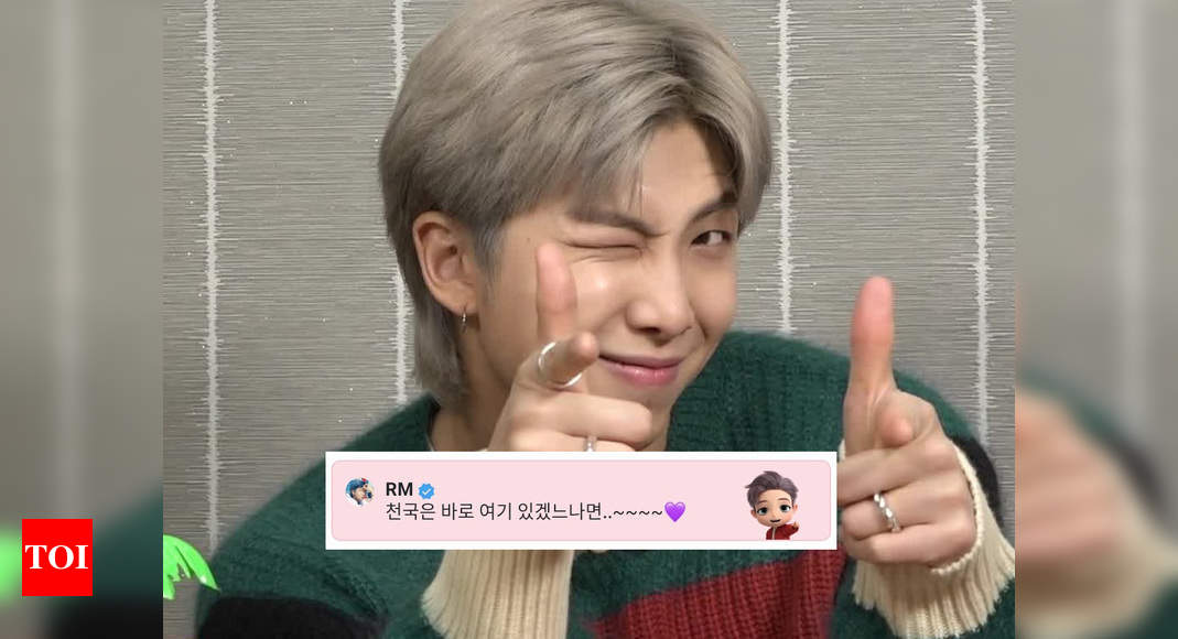 BTS' RM had the sweetest reaction to Indian ARMY who dedicated 'Ek