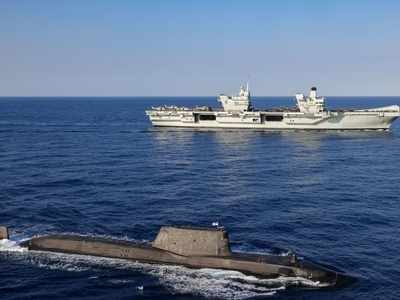 Three-day naval exercise on between UK carrier group, Indian Navy in Bay of Bengal