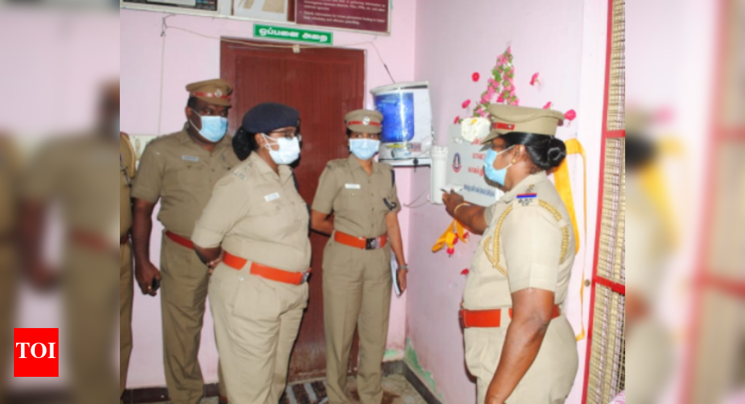 Sanitary Napkin Dispensers Installed At Police Stations In Dindigul