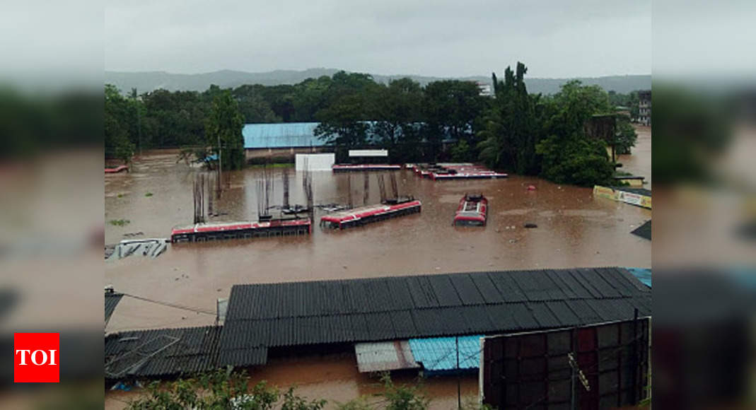 Maharashtra: Parts of Ratnagiri inundated after heavy rains, hurdles ...