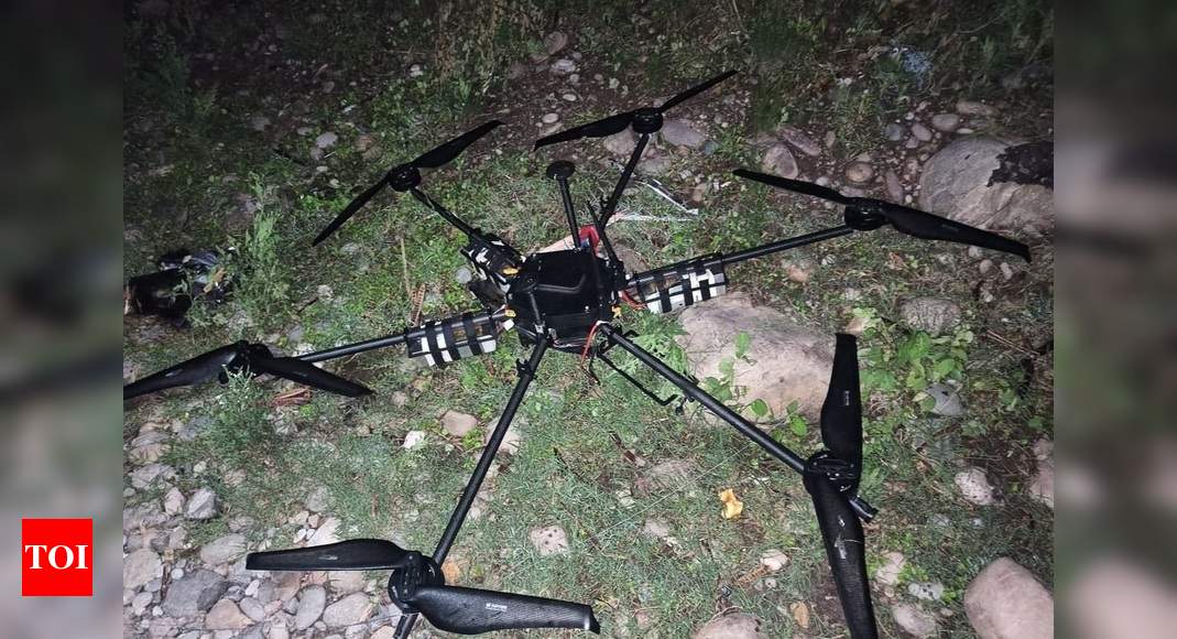 J&K police shoots down drone carrying IED material