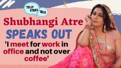 Shubhangi Atre | Telly Stars Talk: I meet for work in office and ...