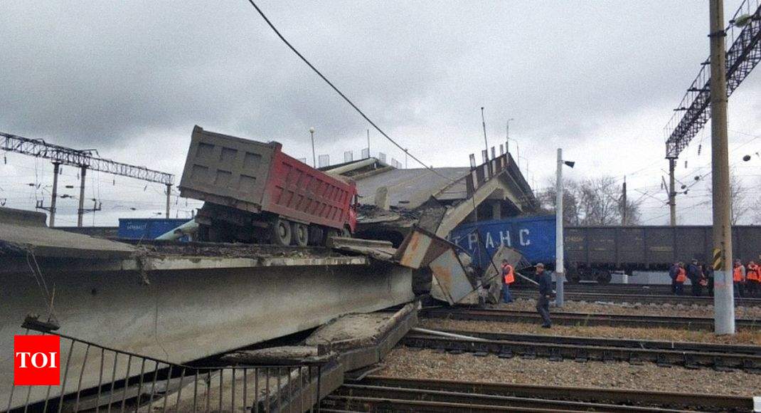 Bridge collapse halts traffic on Trans-Siberian Railway - Times of India