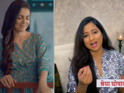 Singer Shreya back on TV post maternity break