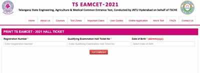 TS EAMCET 2021 hall ticket released @ eamcet.tsche.ac.in; download link here