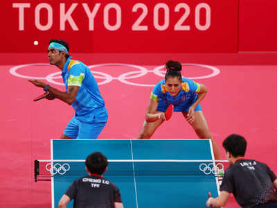Tokyo Olympics: Sharath Kamal and Manika Batra outplayed in mixed doubles opener