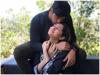 Yuvarathnaa actress Sayyeshaa and husband Arya blessed with a baby girl Kannada Movie News image