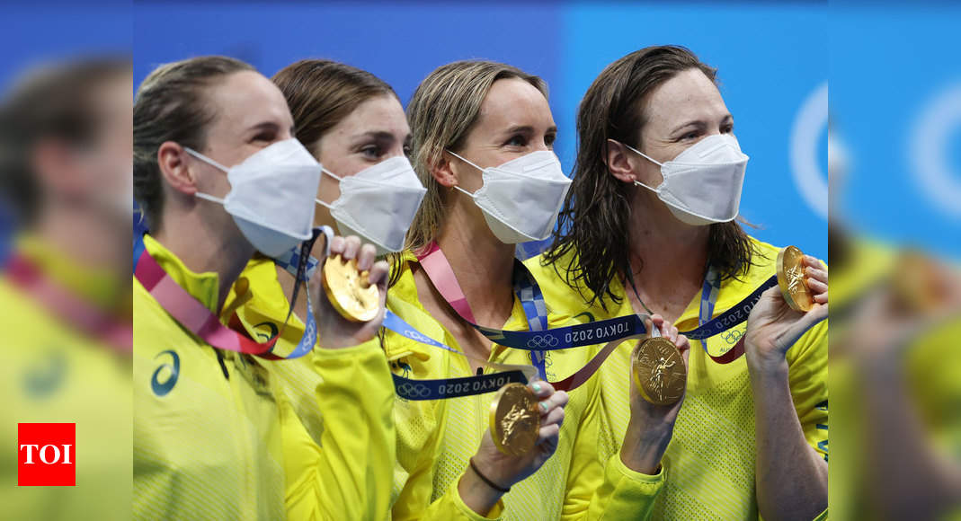 Tokyo Olympics: Australia smash world record to win women's 4x100m