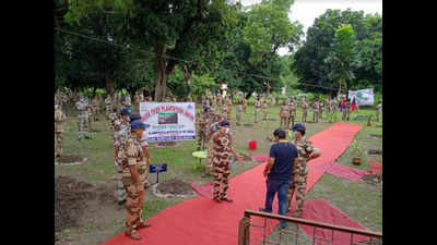 CISF organises mass tree plantation drive at Kolkata airport