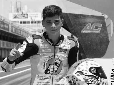 Spanish 14-year-old Hugo dies in junior race crash